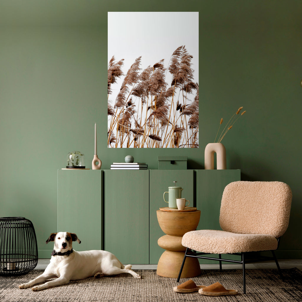 DANCE OF REEDS Peel and Stick Vertical Poster