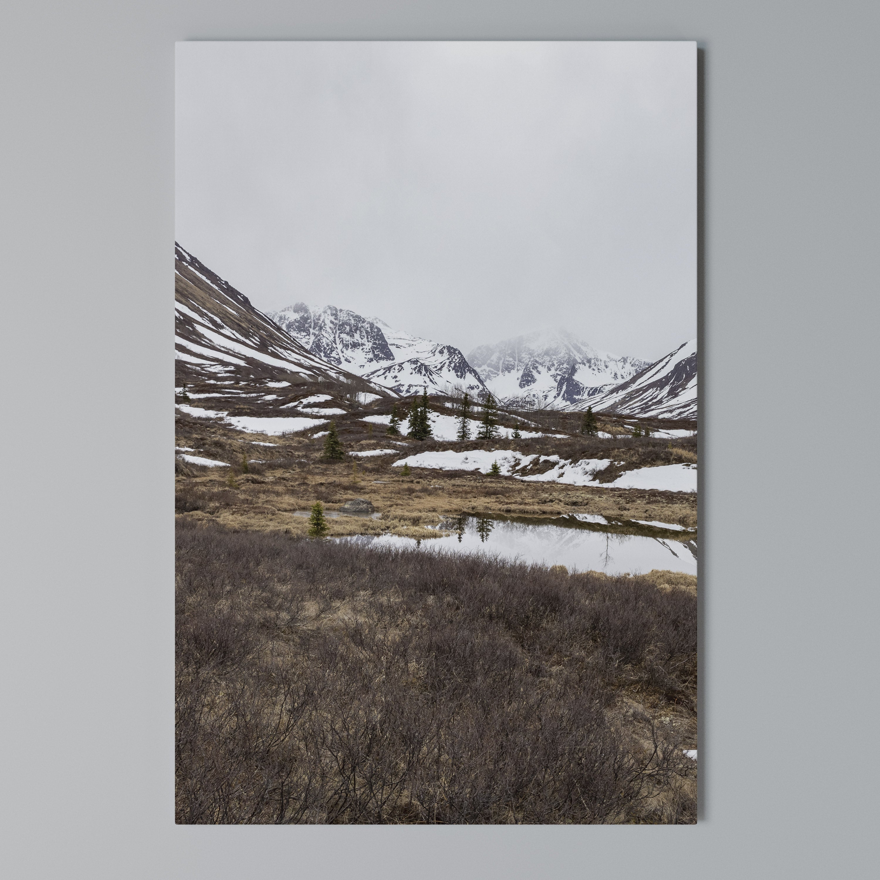 ECHOES OF WINTER Cuadro en lienzo vertical