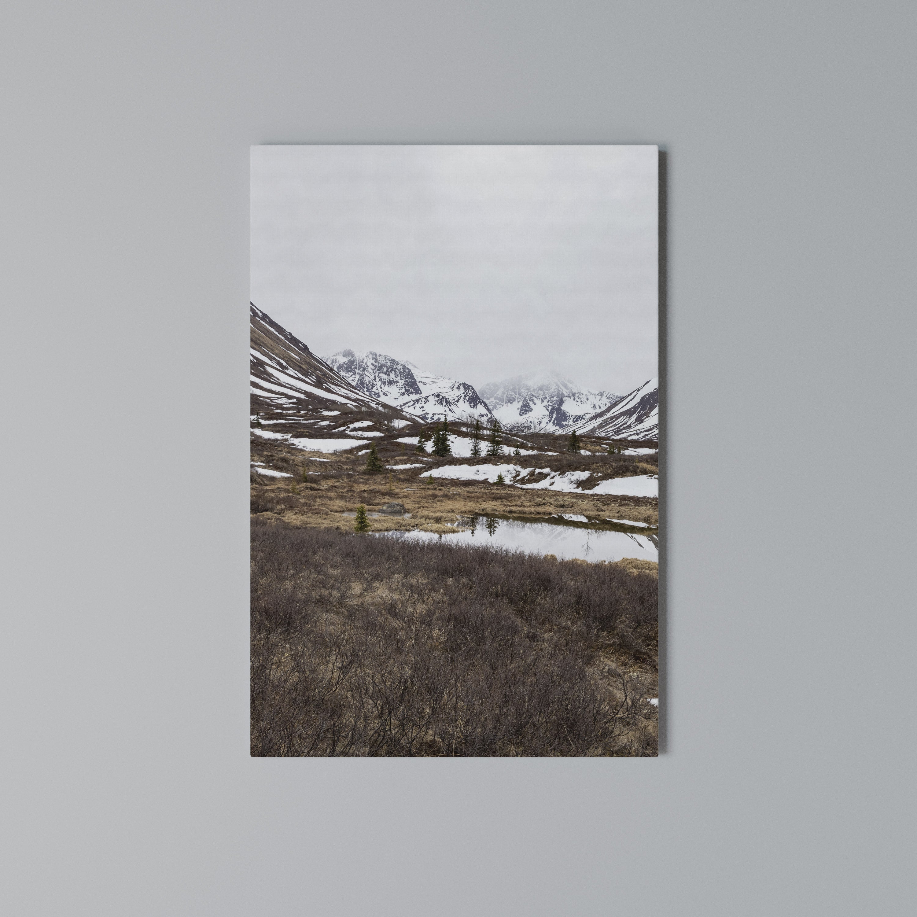 ECHOES OF WINTER Cuadro en lienzo vertical