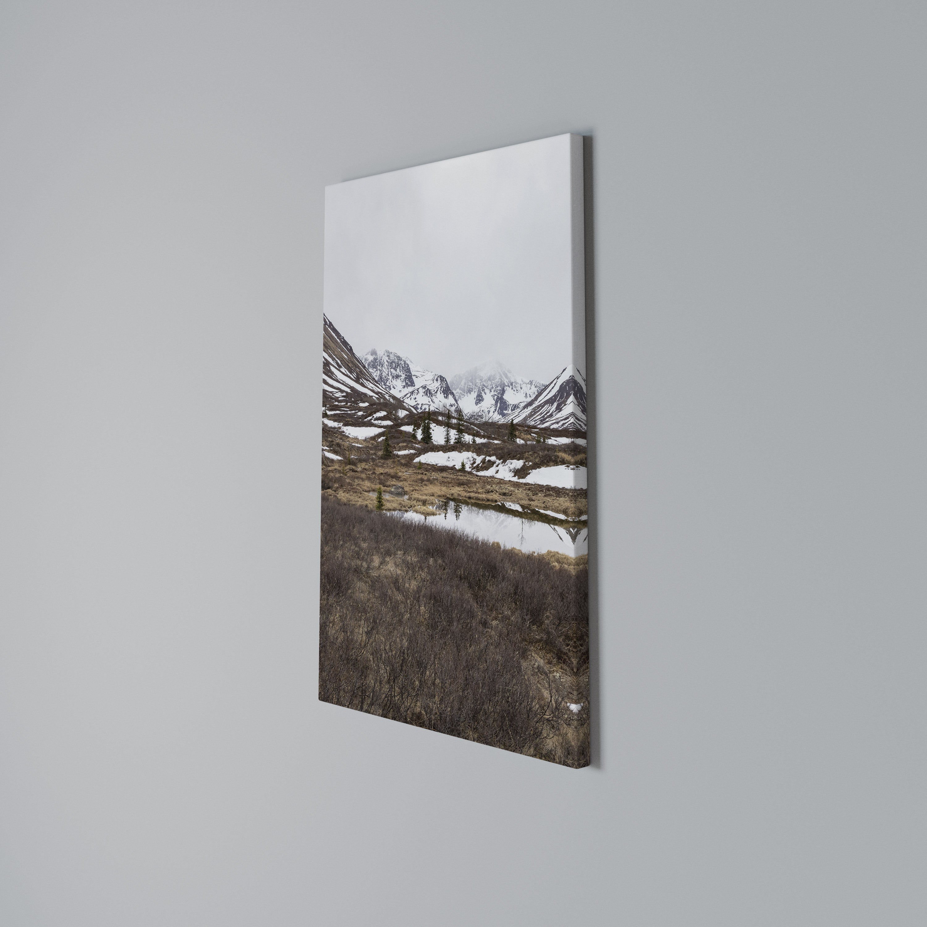 ECHOES OF WINTER Cuadro en lienzo vertical