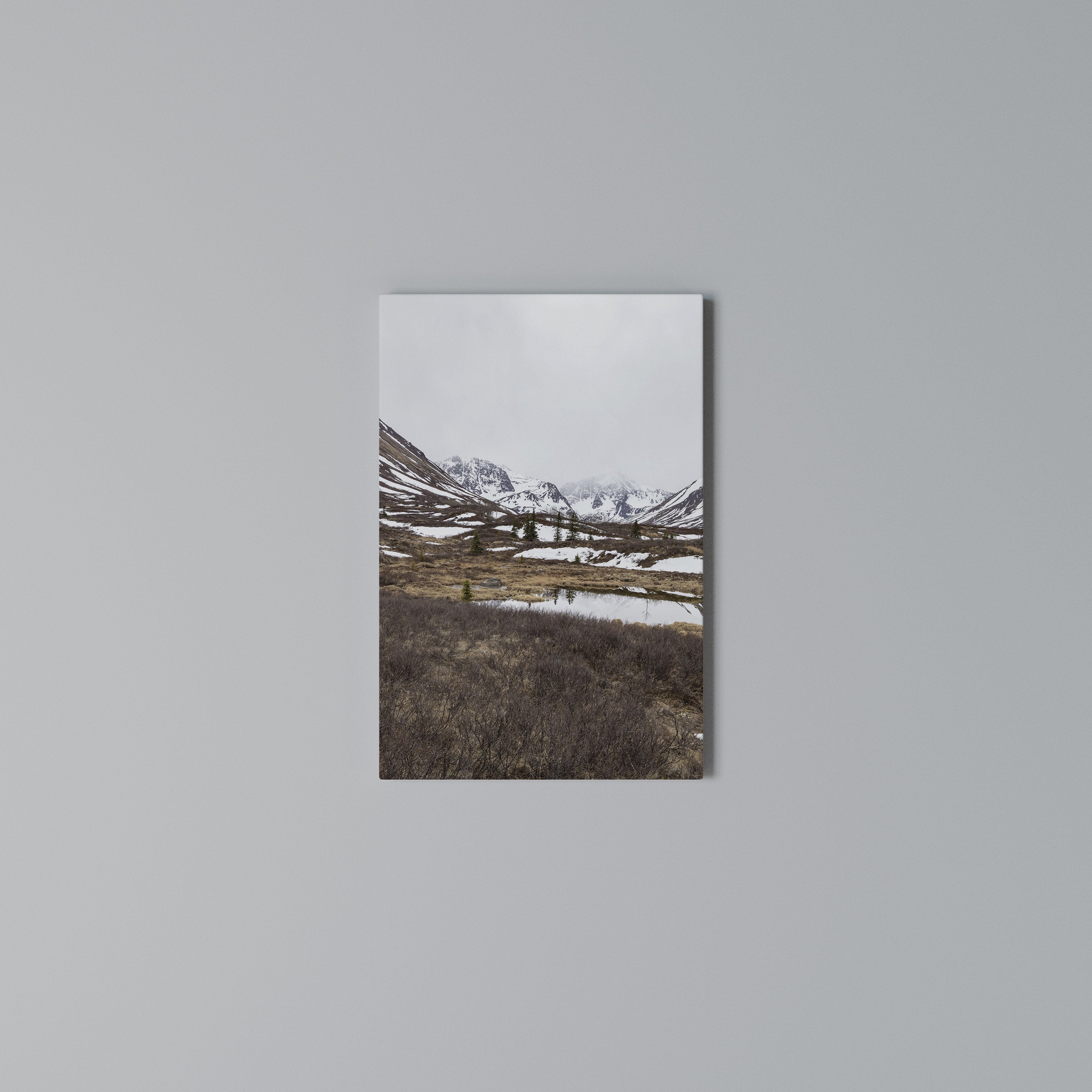 ECHOES OF WINTER Cuadro en lienzo vertical