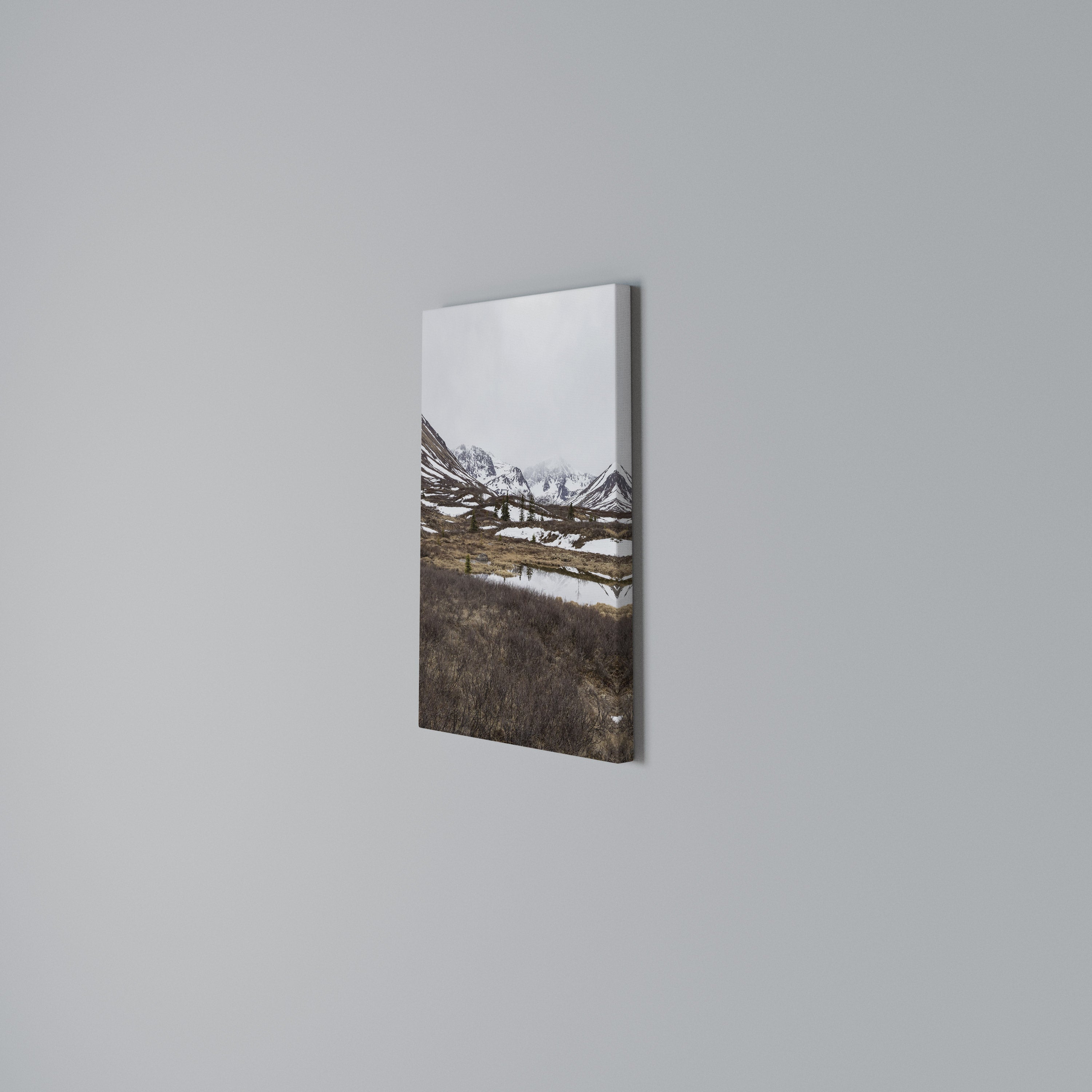 ECHOES OF WINTER Cuadro en lienzo vertical