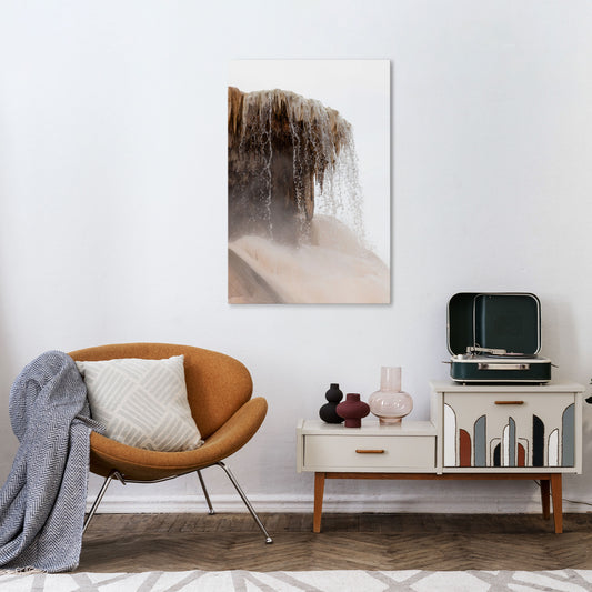 MAMMOTH HOT SPRINGS Vertical Canvas Print