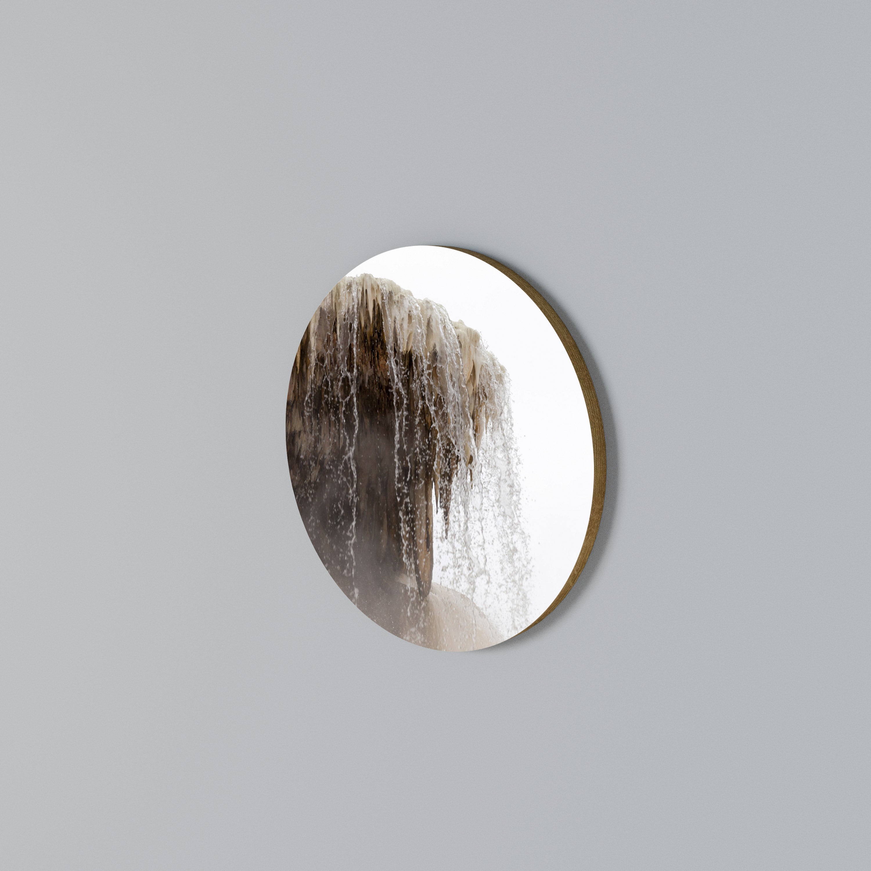 MAMMOTH HOT SPRINGS Round Wall Art