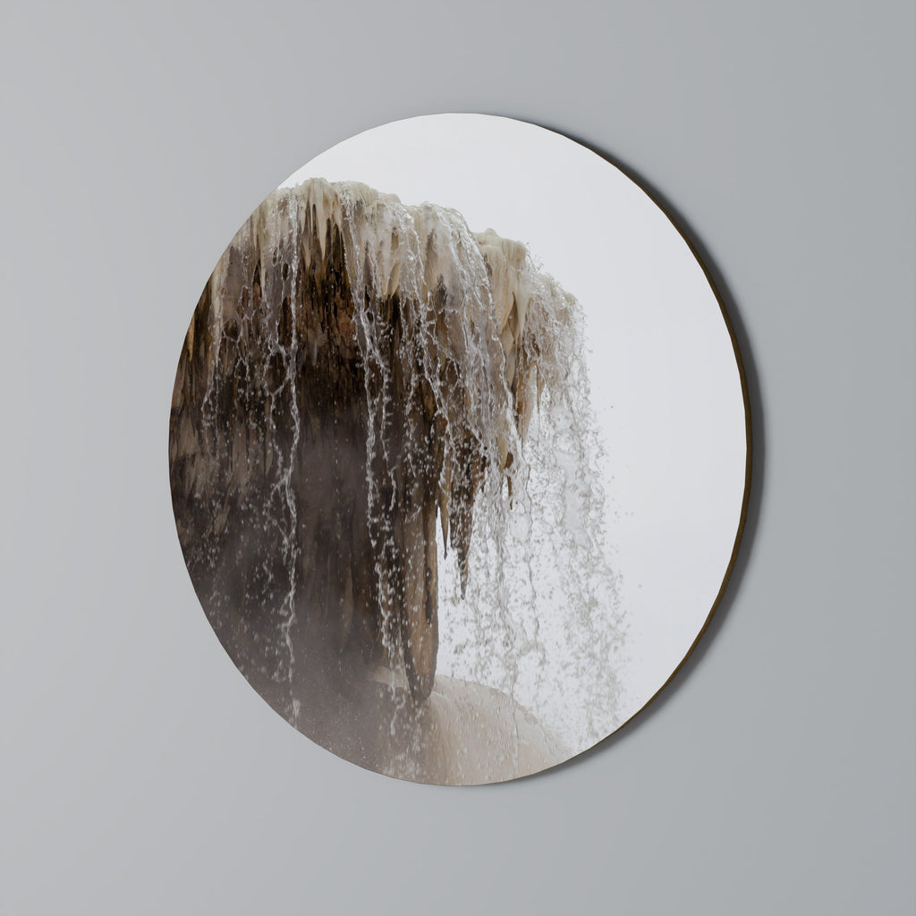 MAMMOTH HOT SPRINGS Round Wall Art