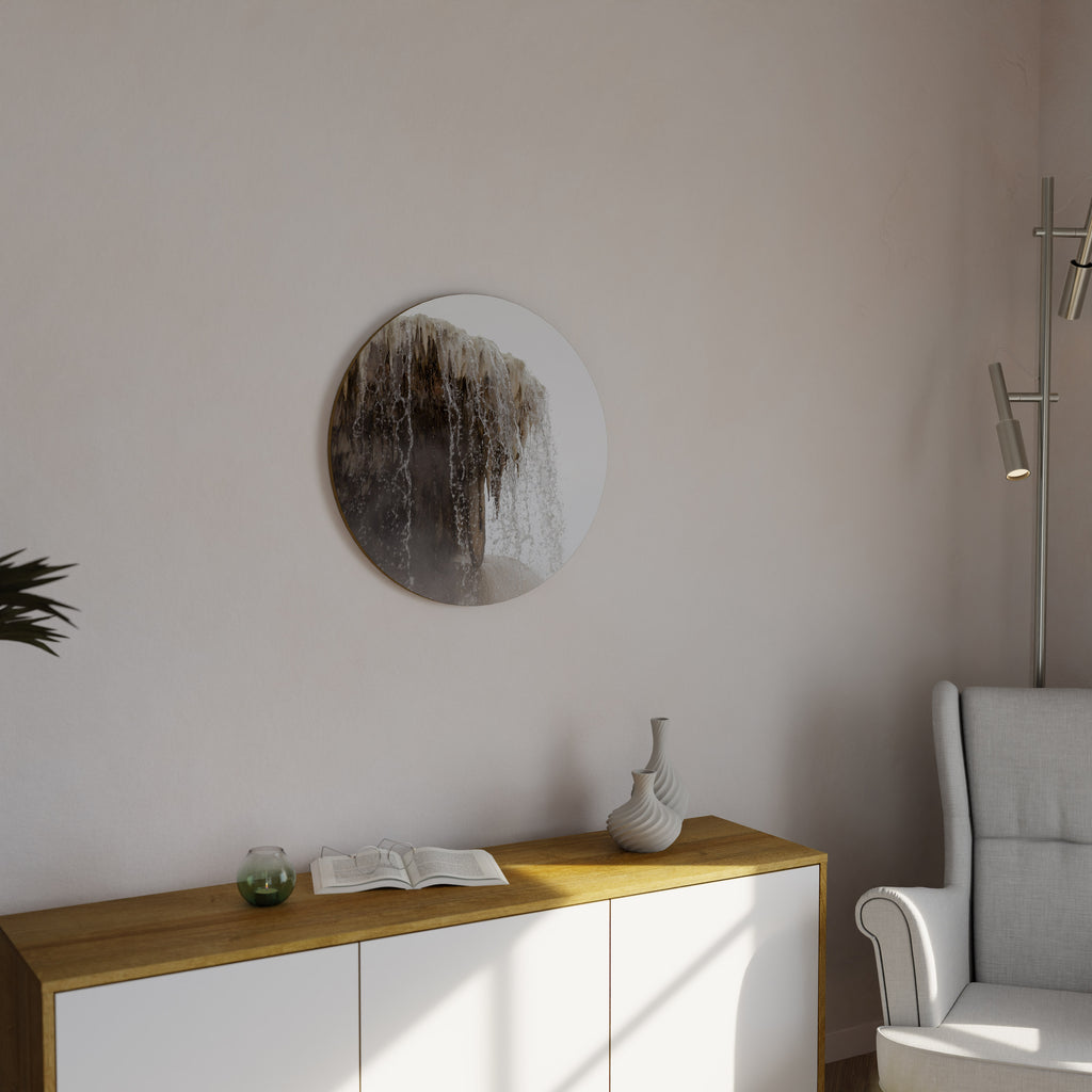 MAMMOTH HOT SPRINGS Round Wall Art