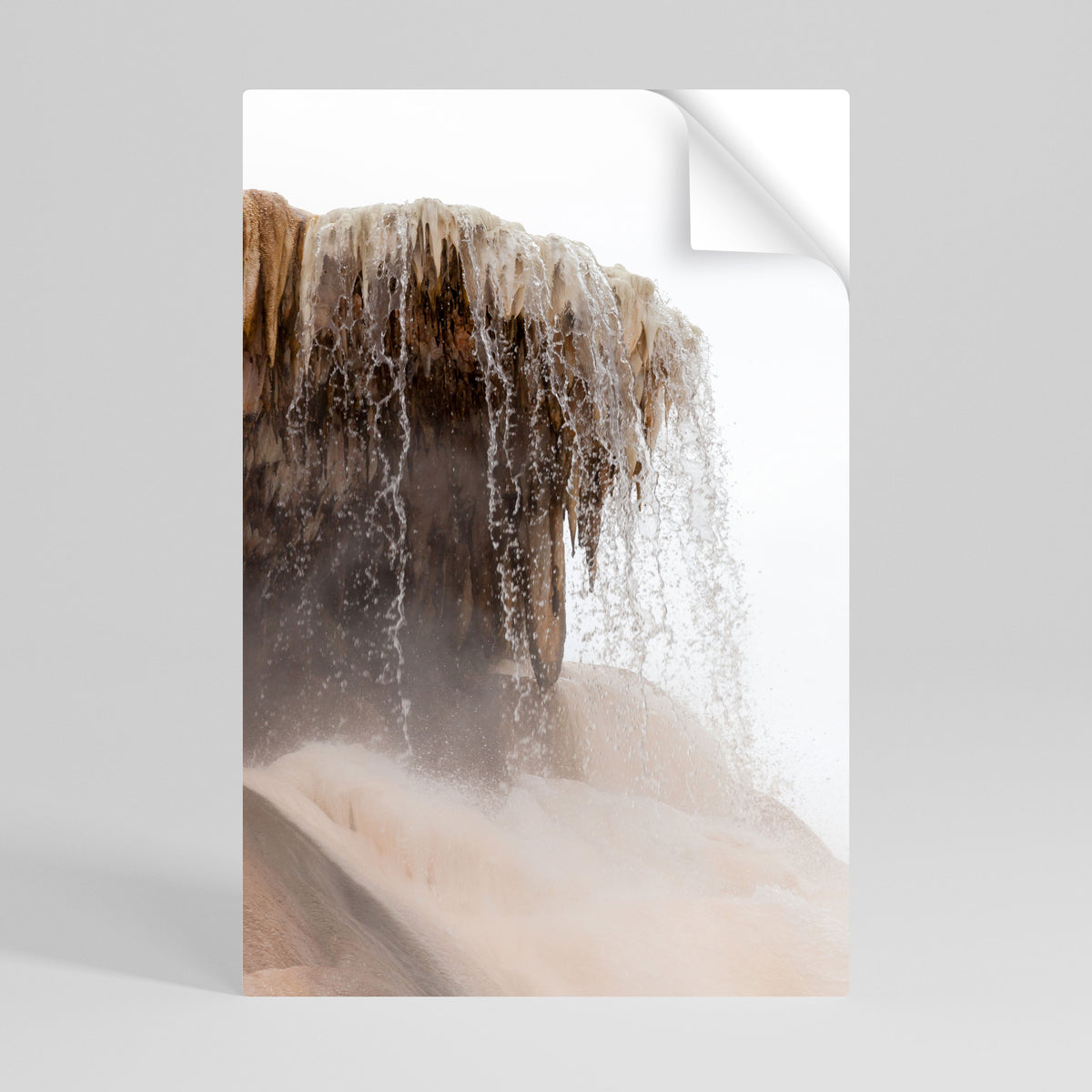 MAMMOTH HOT SPRINGS Póster adhesivo vertical