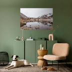 SNOW-KISSED REFLECTIONS Póster Horizontal Adhesivo