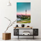 TOWERING DREAMSCAPE Póster Vertical Adhesivo