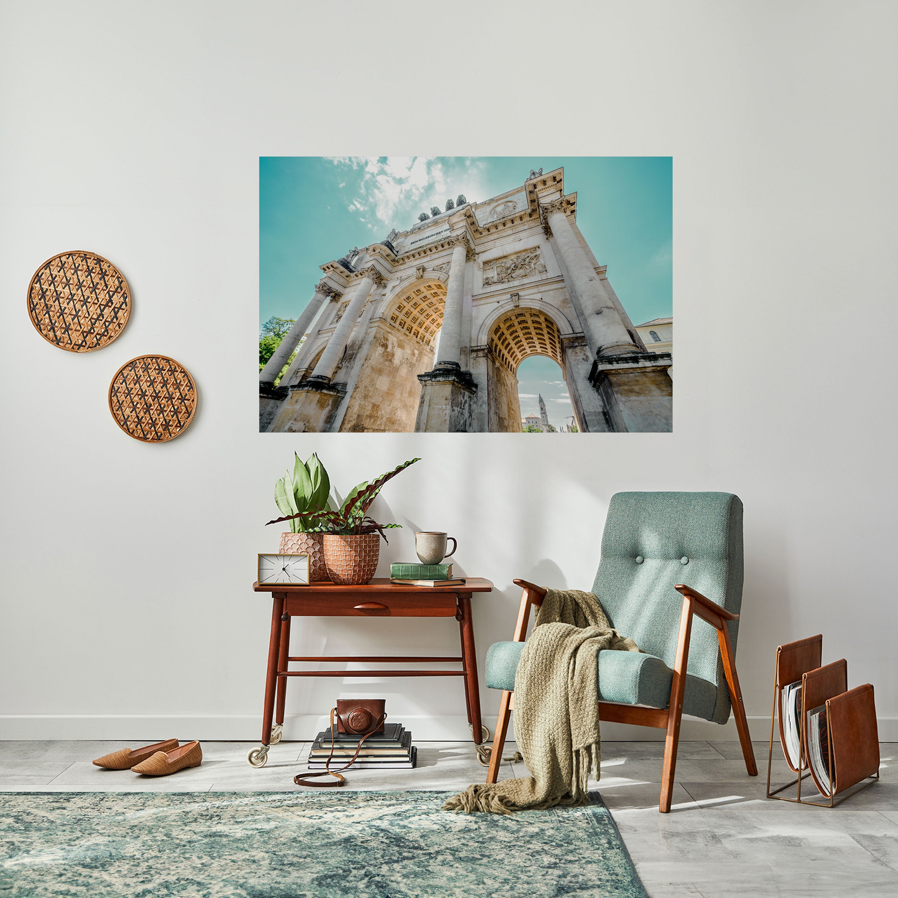 ARCHITECTURAL ELEGANCE Peel and Stick Horizontal Poster