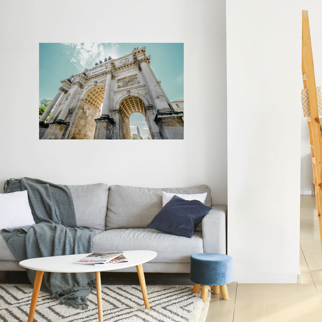 ARCHITECTURAL ELEGANCE Peel and Stick Horizontal Poster