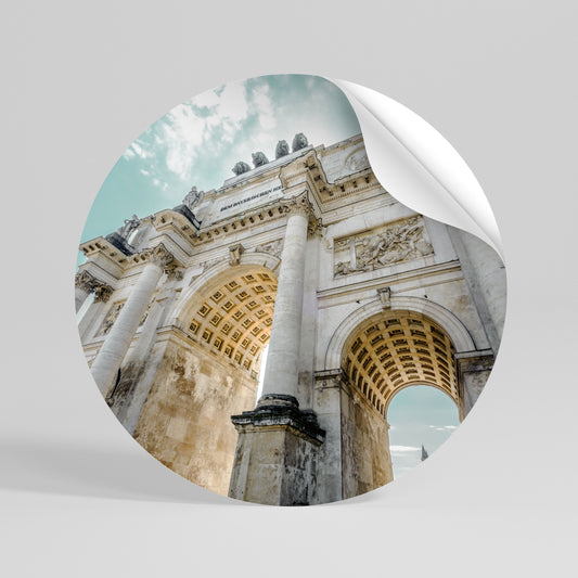 ARCHITECTURAL ELEGANCE Vinilo adhesivo redondo