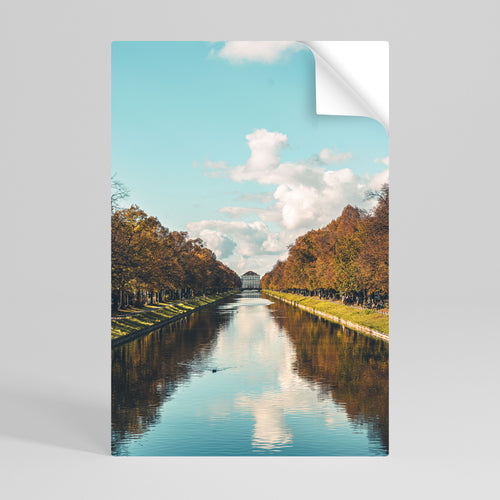 HARMONY IN STILLNESS Póster adhesivo vertical