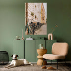 URBAN CYCLE HAVEN Peel and Stick Vertical Poster