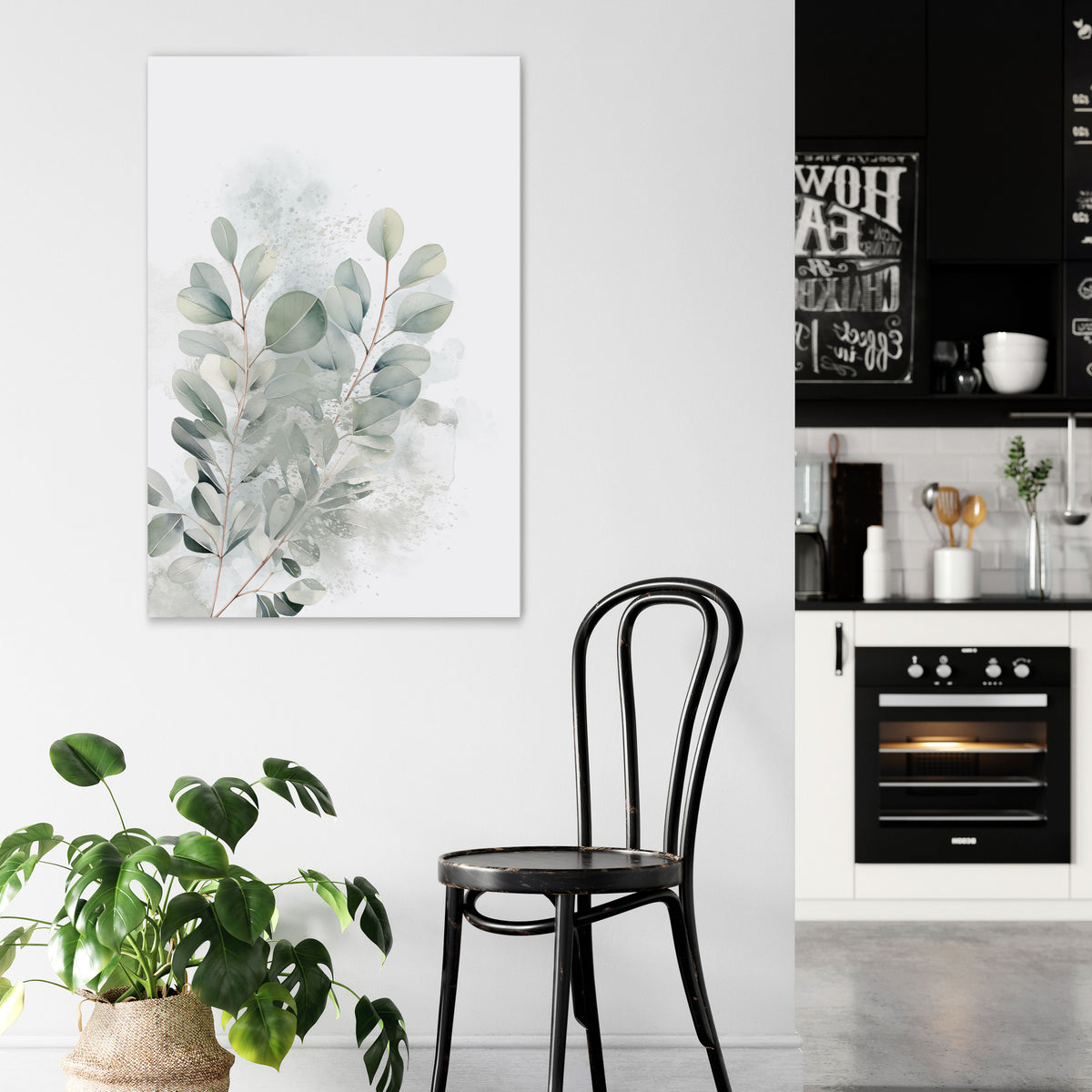 DELIGHTFUL EUCALYPTUS Cuadro en lienzo vertical