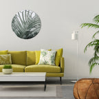 PALM WHISPERS Round Wall Art