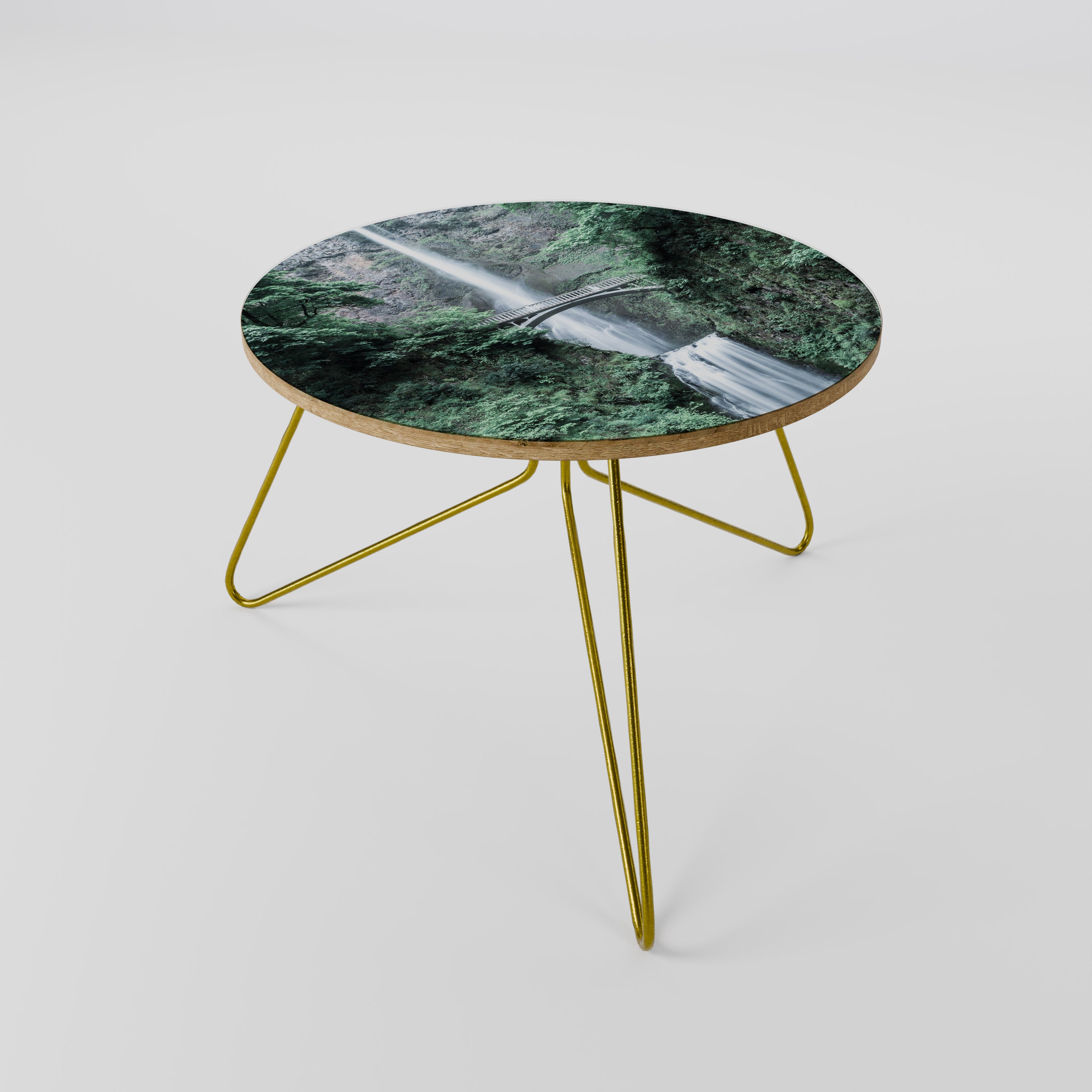 MYSTICAL WATERSCAPE BRIDGE Coffee Table 60