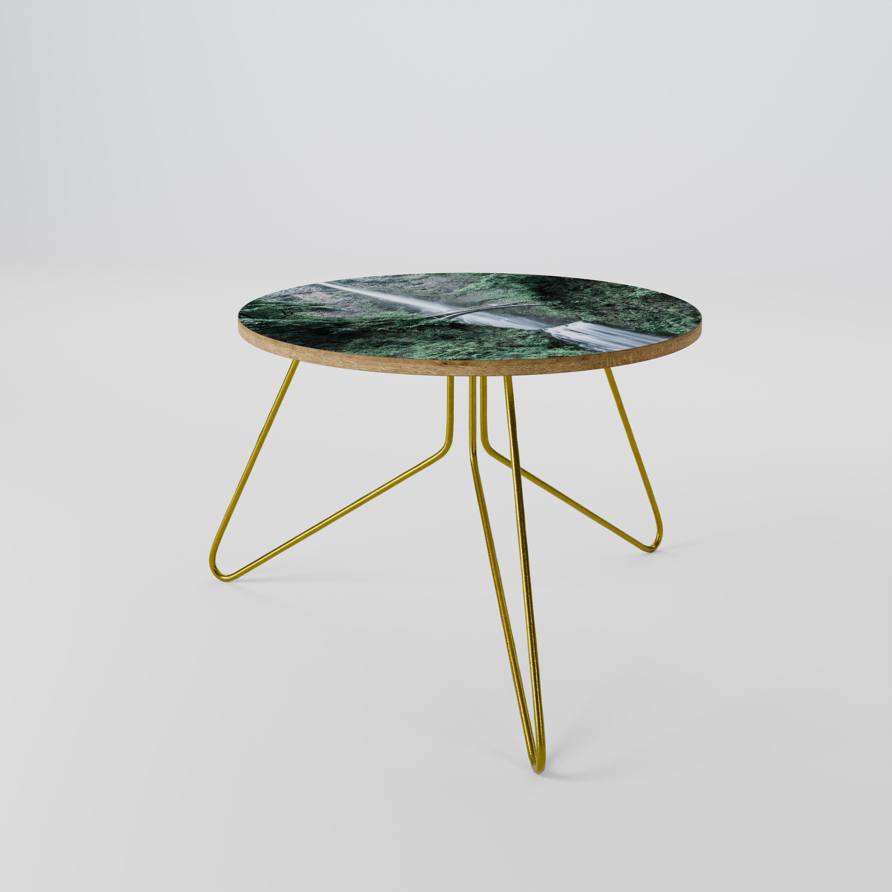 MYSTICAL WATERSCAPE BRIDGE Coffee Table 60