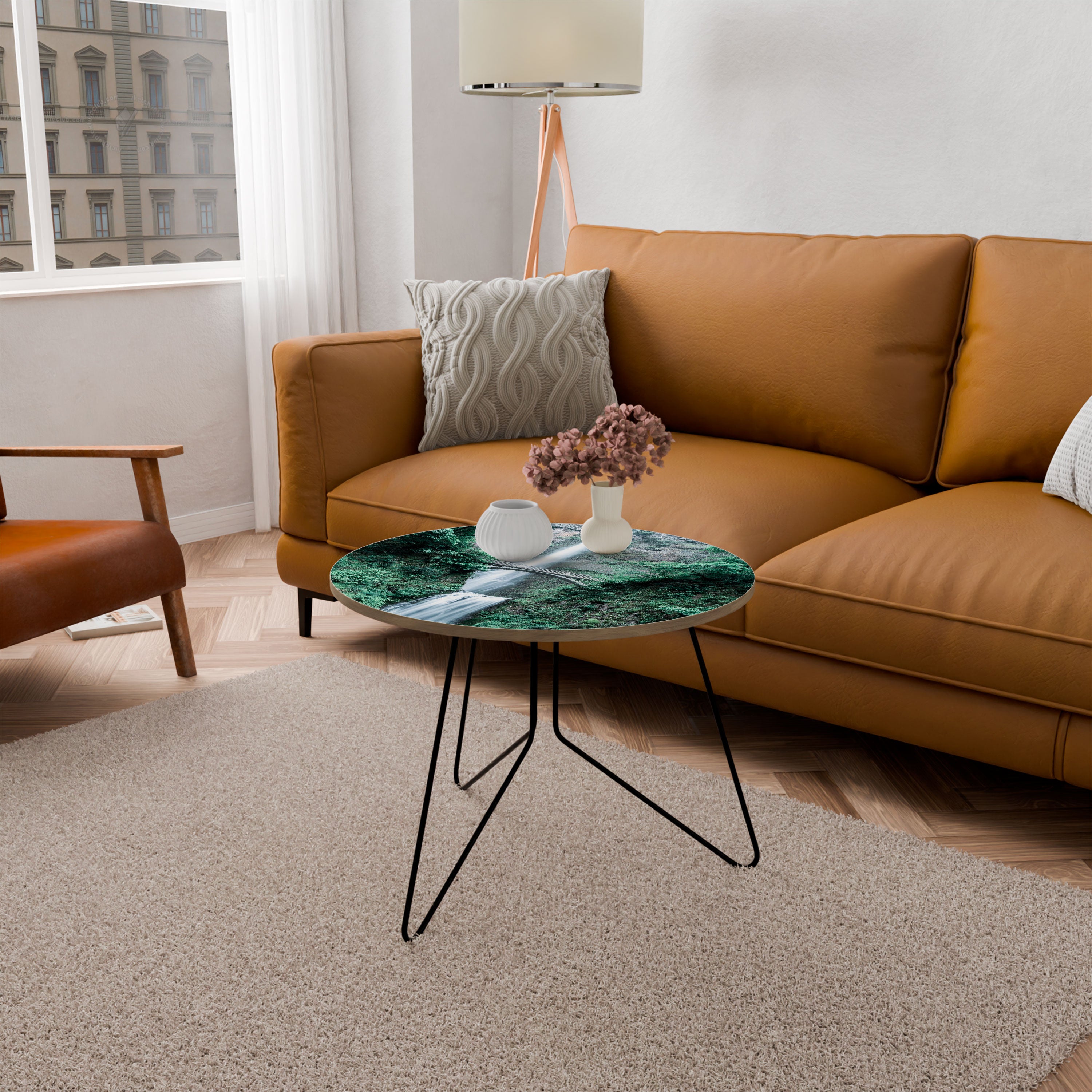 Mesa de centro PUENTE PAISAJE ACUÁTICO MÍSTICO 69