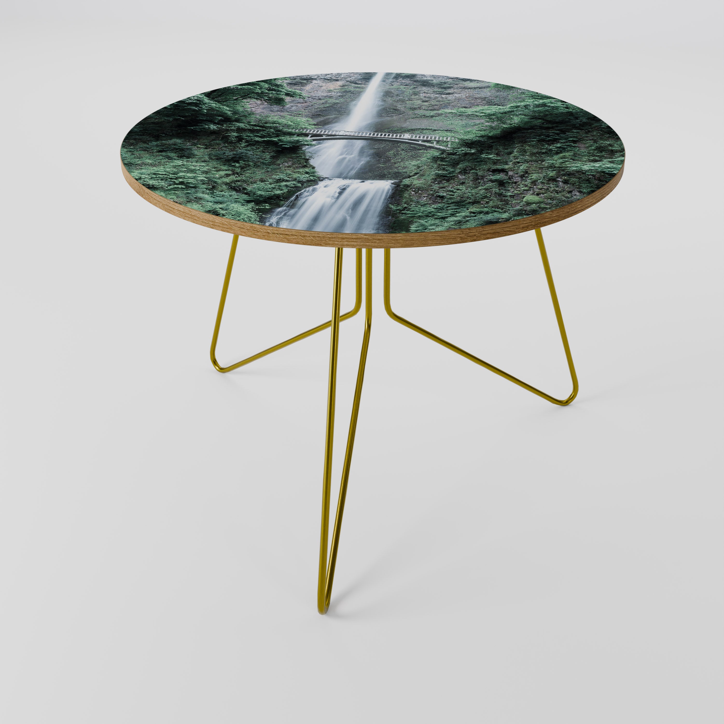 MYSTICAL WATERSCAPE BRIDGE Coffee Table