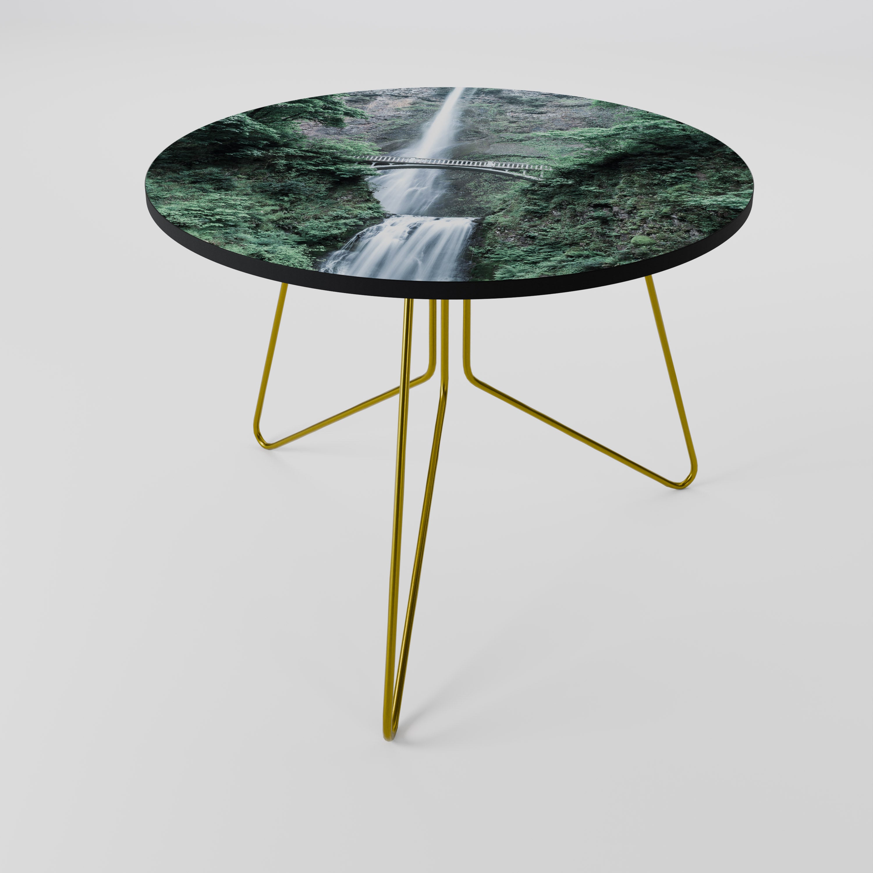 MYSTICAL WATERSCAPE BRIDGE Coffee Table