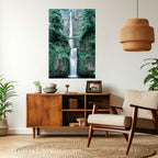 MYSTICAL WATERSCAPE BRIDGE Peel and Stick Vertical Poster