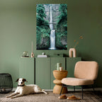 MYSTICAL WATERSCAPE BRIDGE Peel and Stick Vertical Poster