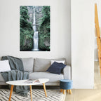 MYSTICAL WATERSCAPE BRIDGE Peel and Stick Vertical Poster