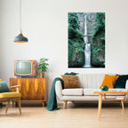 MYSTICAL WATERSCAPE BRIDGE Peel and Stick Vertical Poster