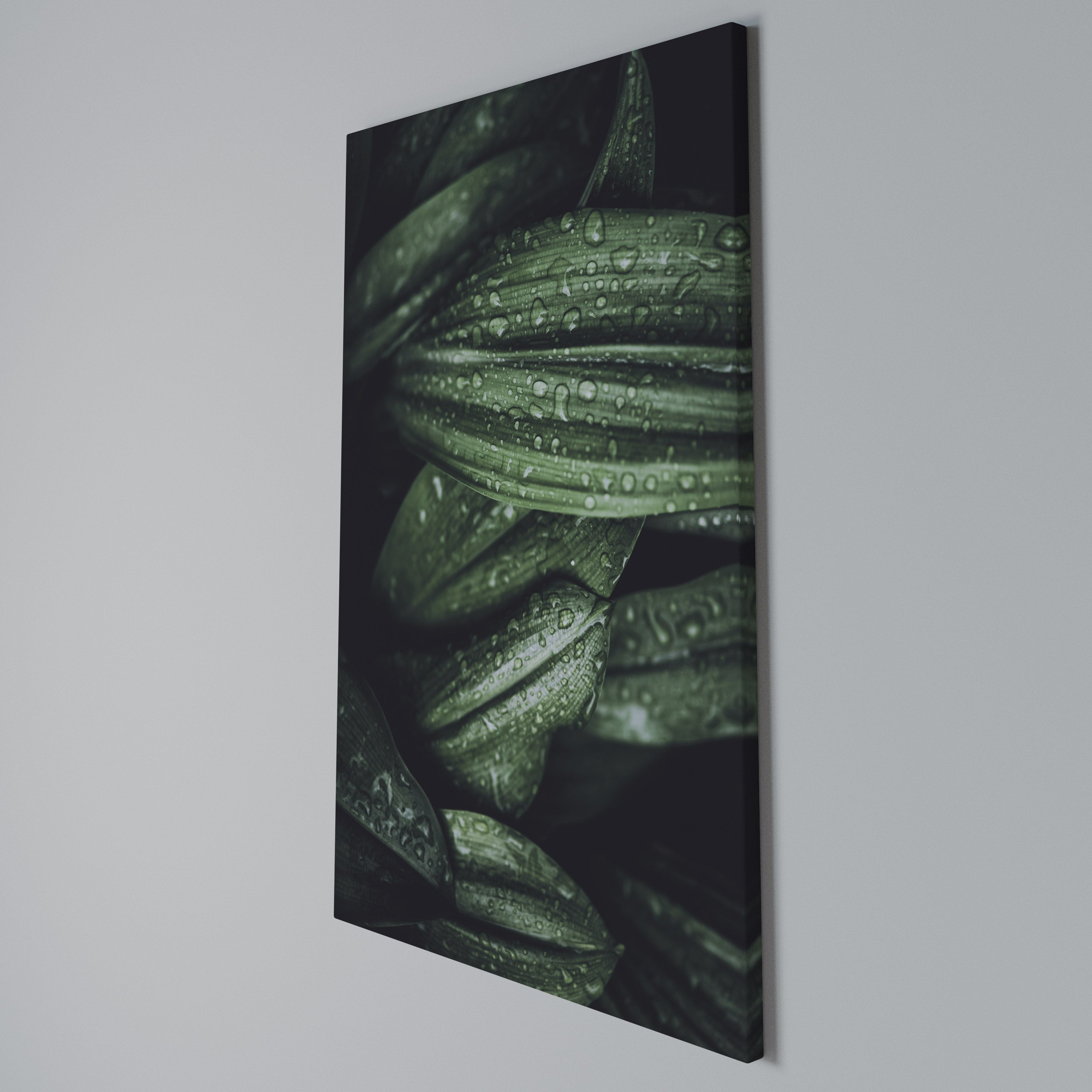 LUSH DROPLET DANCE Cuadro en lienzo vertical
