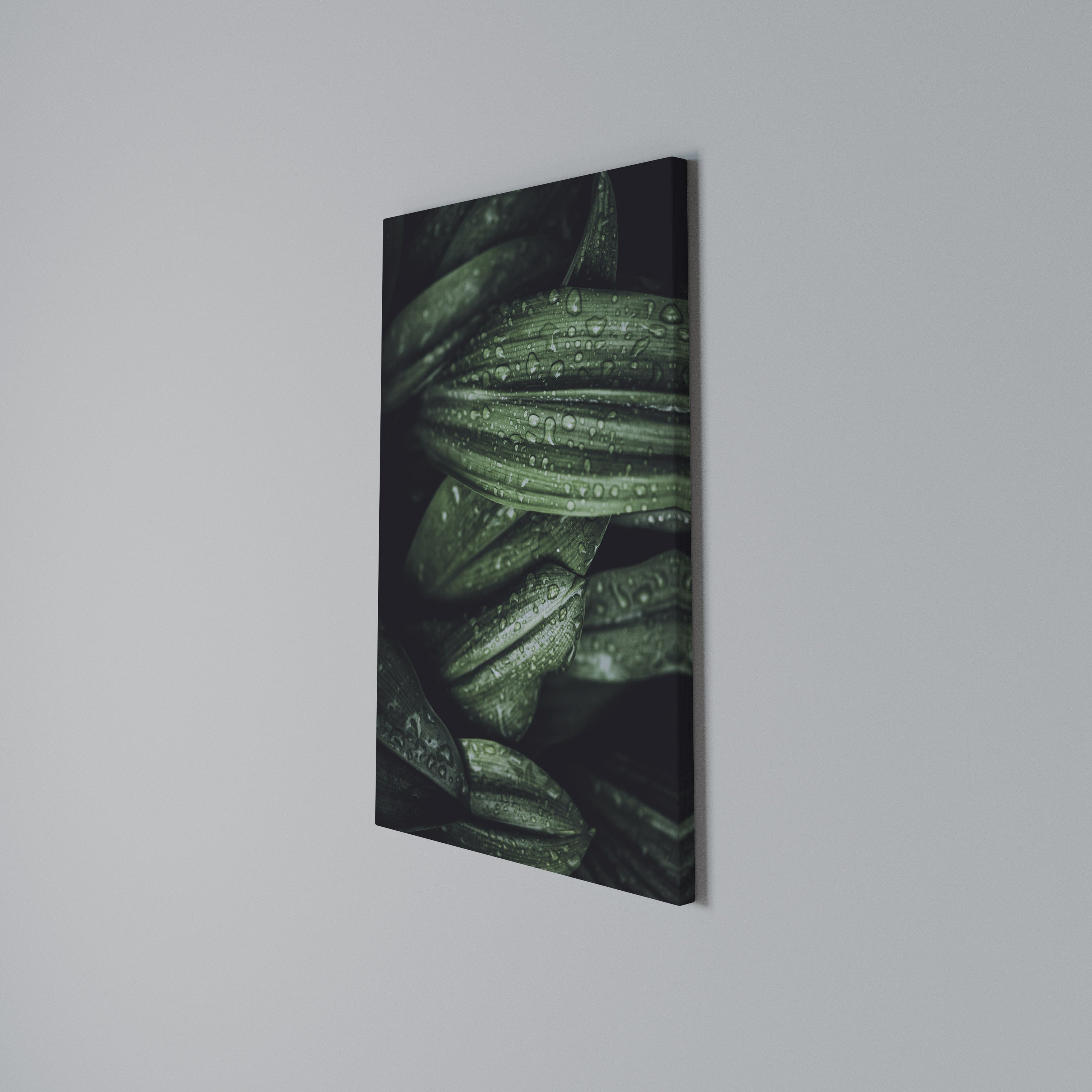 LUSH DROPLET DANCE Cuadro en lienzo vertical
