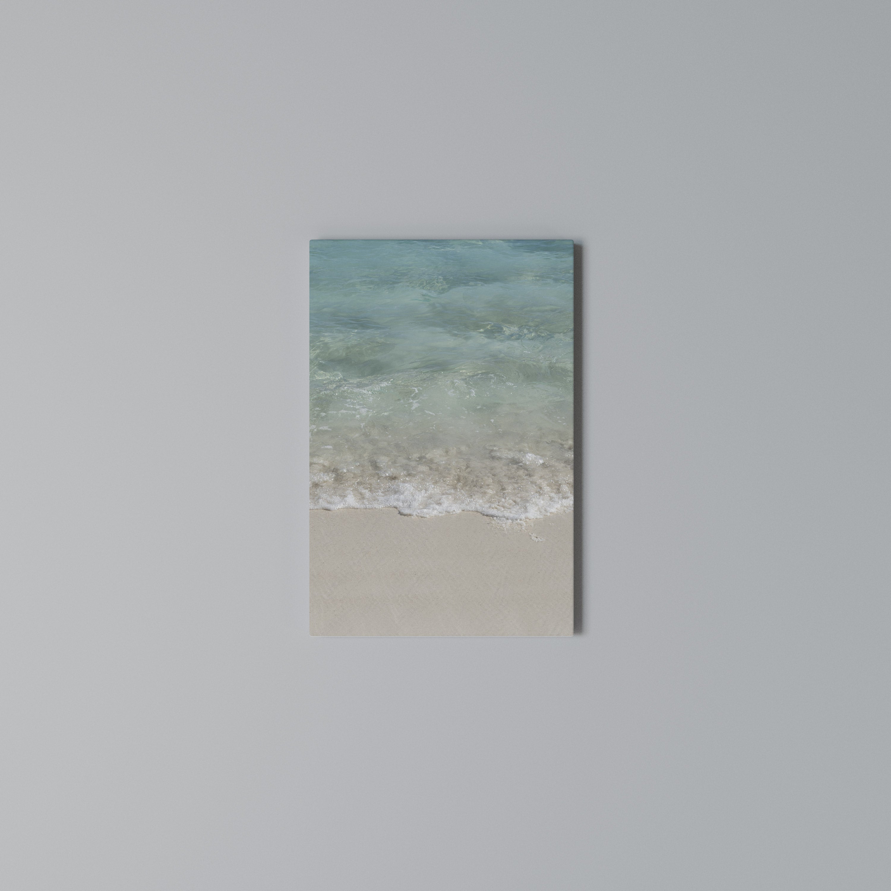 SERENITY BY THE SHORE Vertical Canvas Print