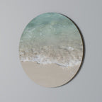 SERENITY BY THE SHORE Round Wall Art