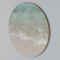 SERENITY BY THE SHORE Round Wall Art