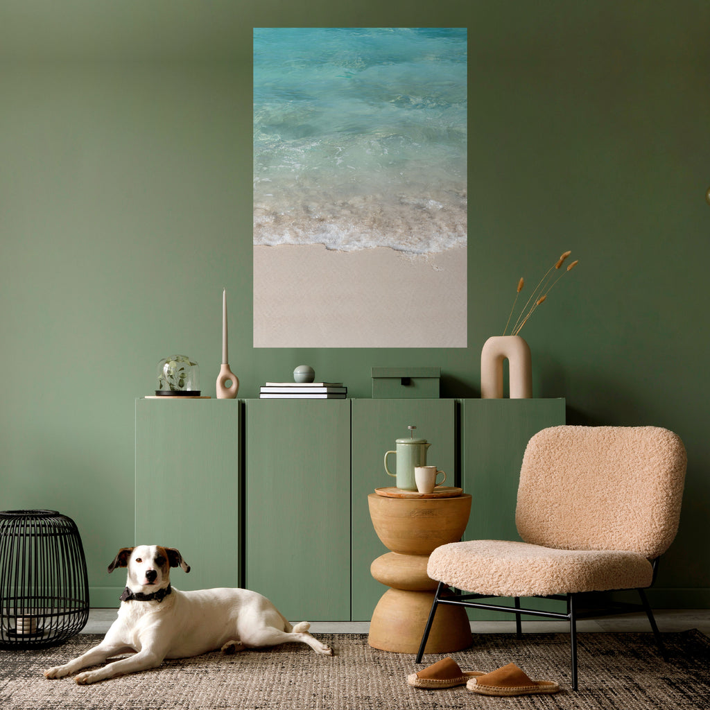 SERENITY BY THE SHORE Peel and Stick Vertical Poster