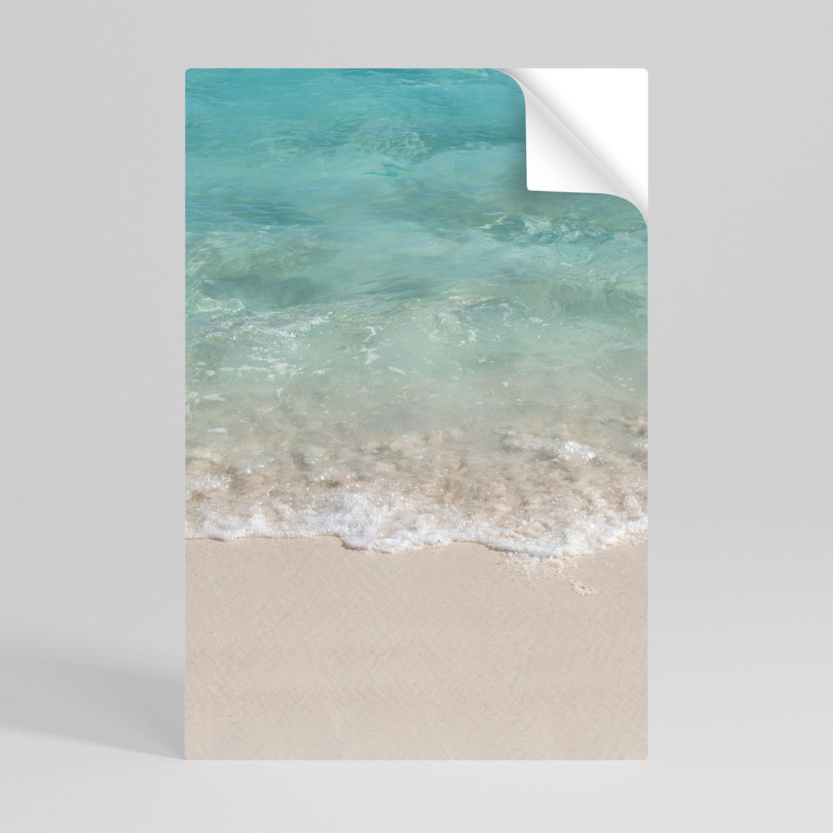 SERENITY BY THE SHORE Póster adhesivo vertical