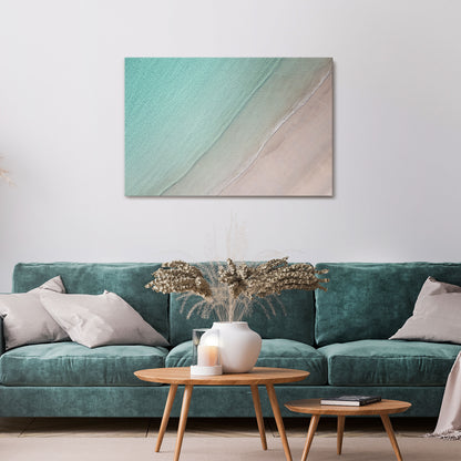 COASTAL CALM ARTISTRY Cuadro en lienzo horizontal