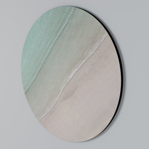 COASTAL CALM ARTISTRY Round Wall Art
