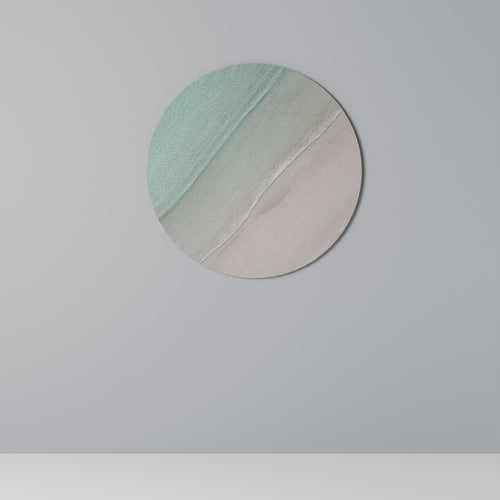 COASTAL CALM ARTISTRY Decoración de Pared Redonda