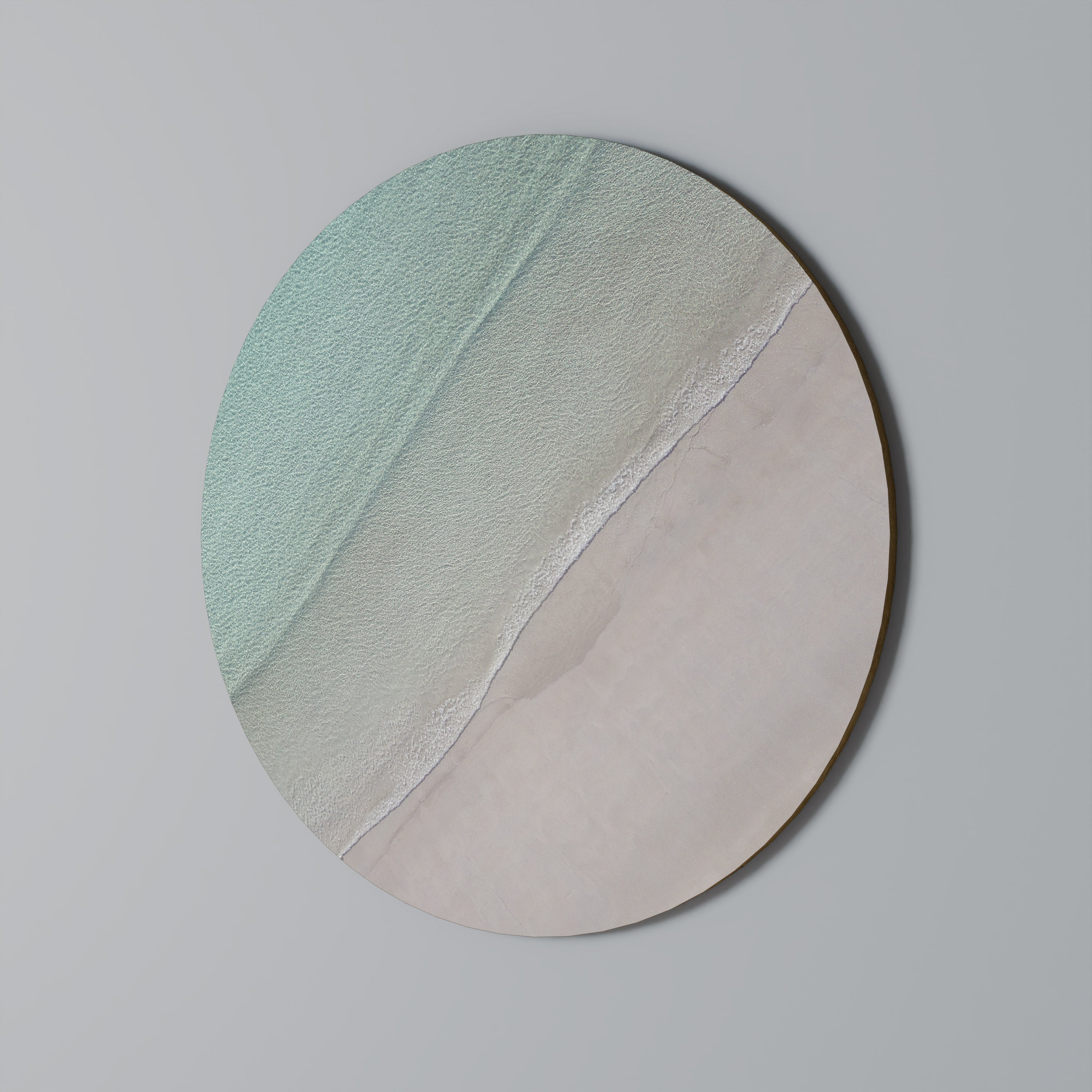 COASTAL CALM ARTISTRY Round Wall Art