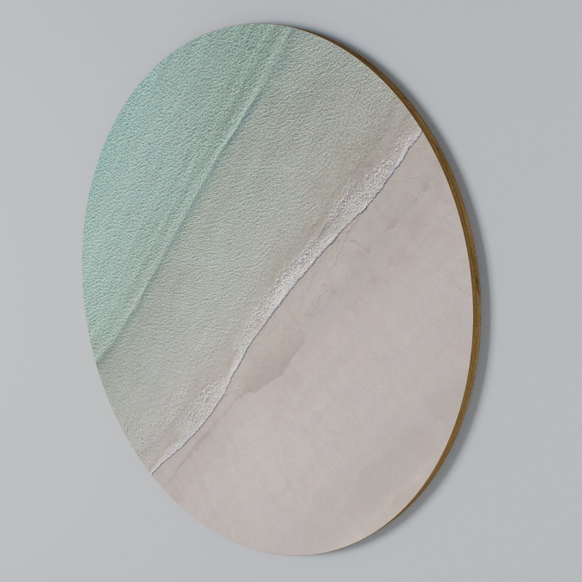 COASTAL CALM ARTISTRY Arte de pared redondo