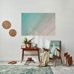 COASTAL CALM ARTISTRY Póster Horizontal Adhesivo