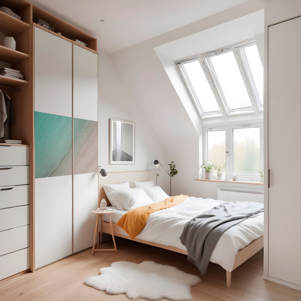 Póster horizontal autoadhesivo "COASTAL CALM ARTISTRY"