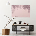 PALM SHADOWS DANCE Póster Horizontal Adhesivo