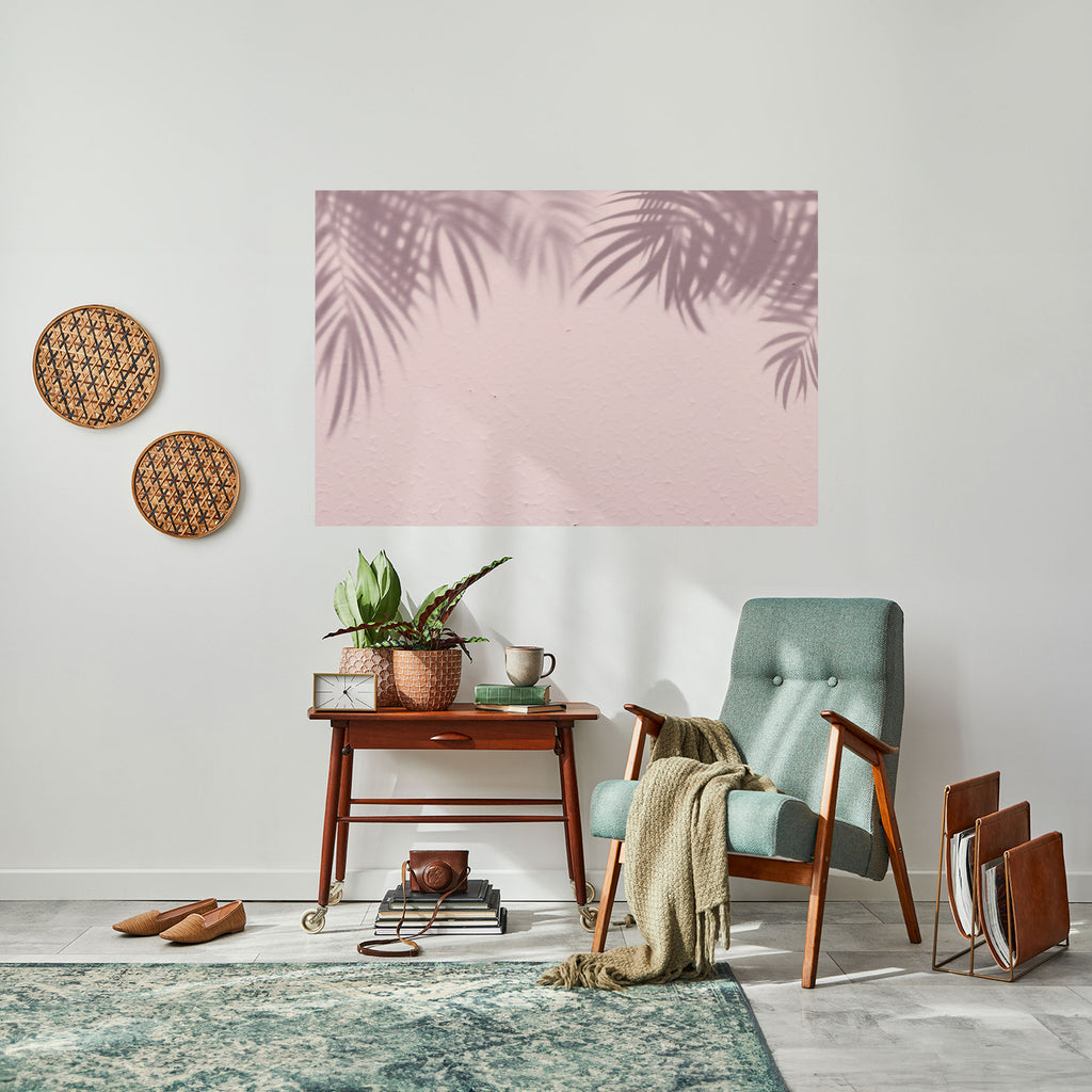 PALM SHADOWS DANCE Póster horizontal autoadhesivo