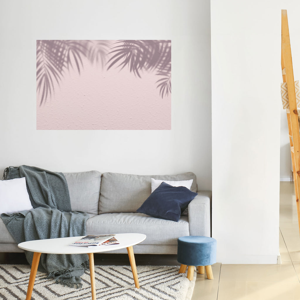 PALM SHADOWS DANCE Póster horizontal autoadhesivo