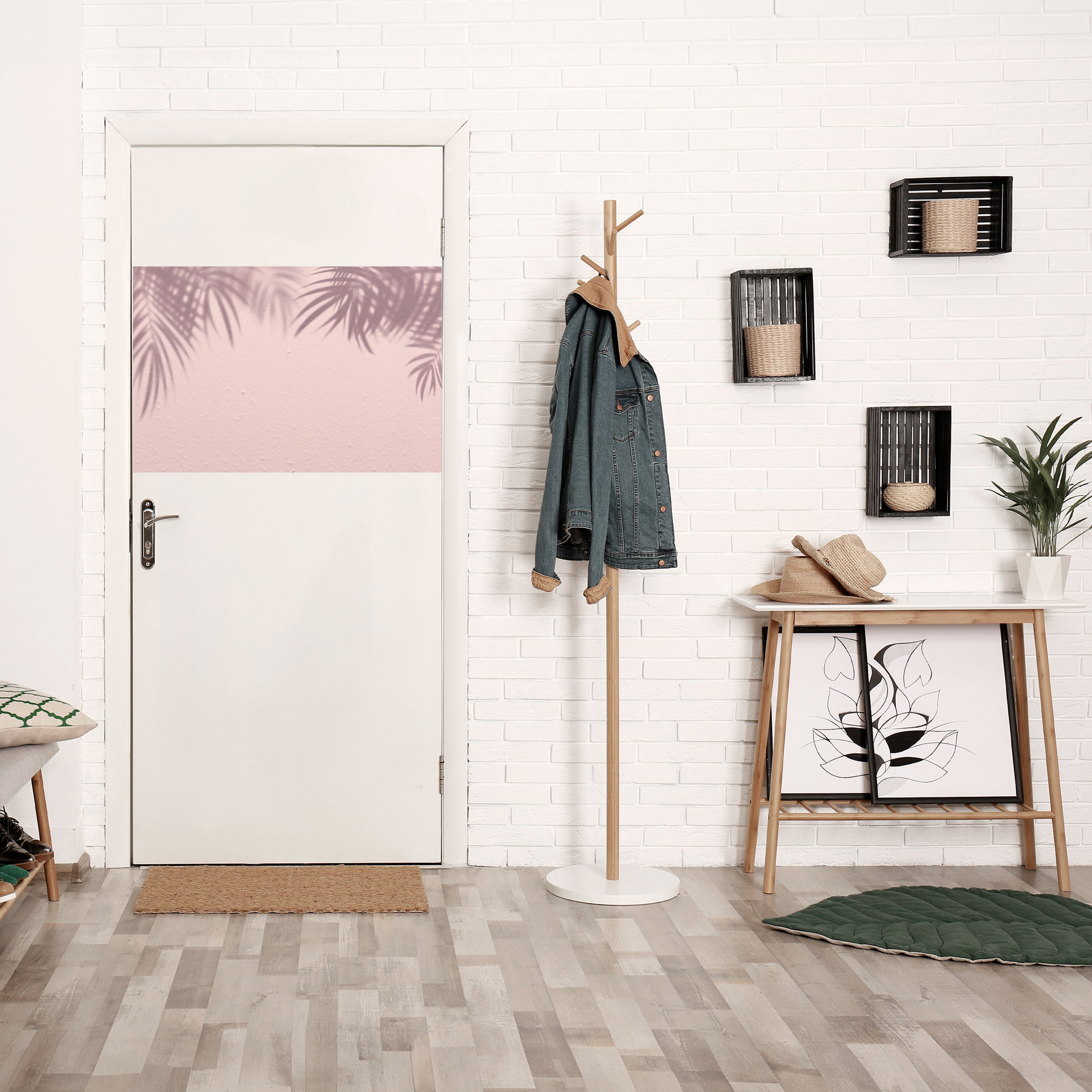 PALM SHADOWS DANCE Póster horizontal autoadhesivo