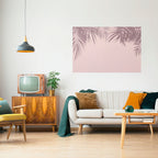 PALM SHADOWS DANCE Póster Horizontal Adhesivo