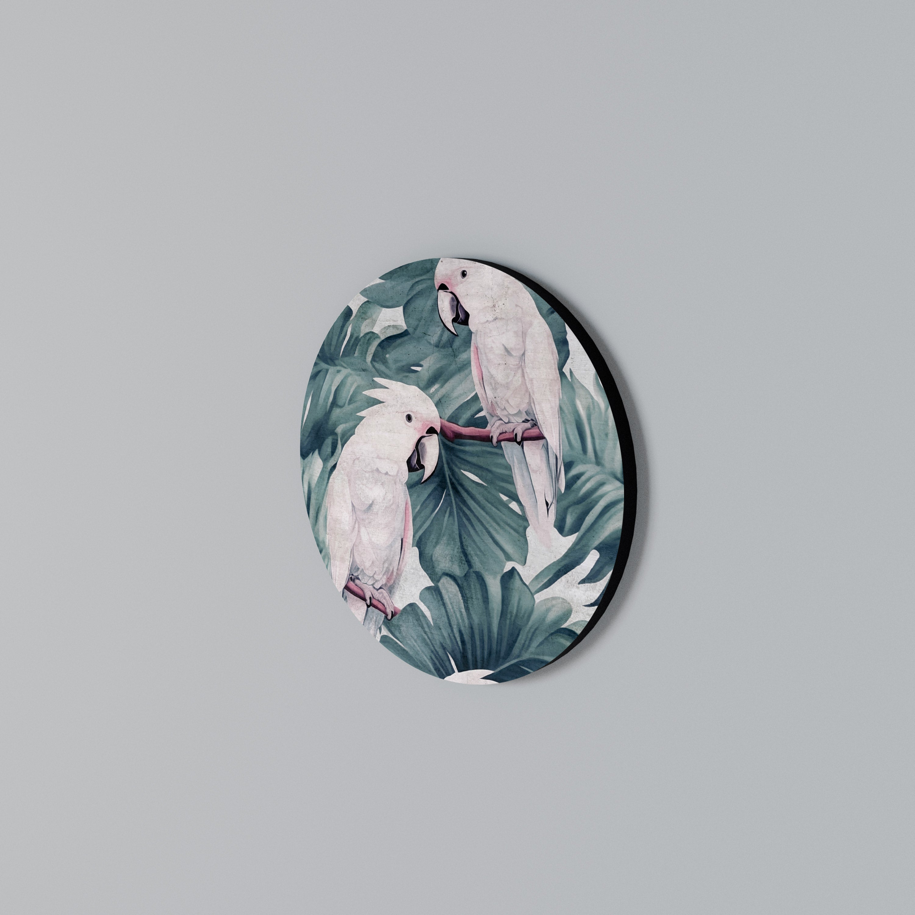 POPINJAY LOOK Round Wall Art