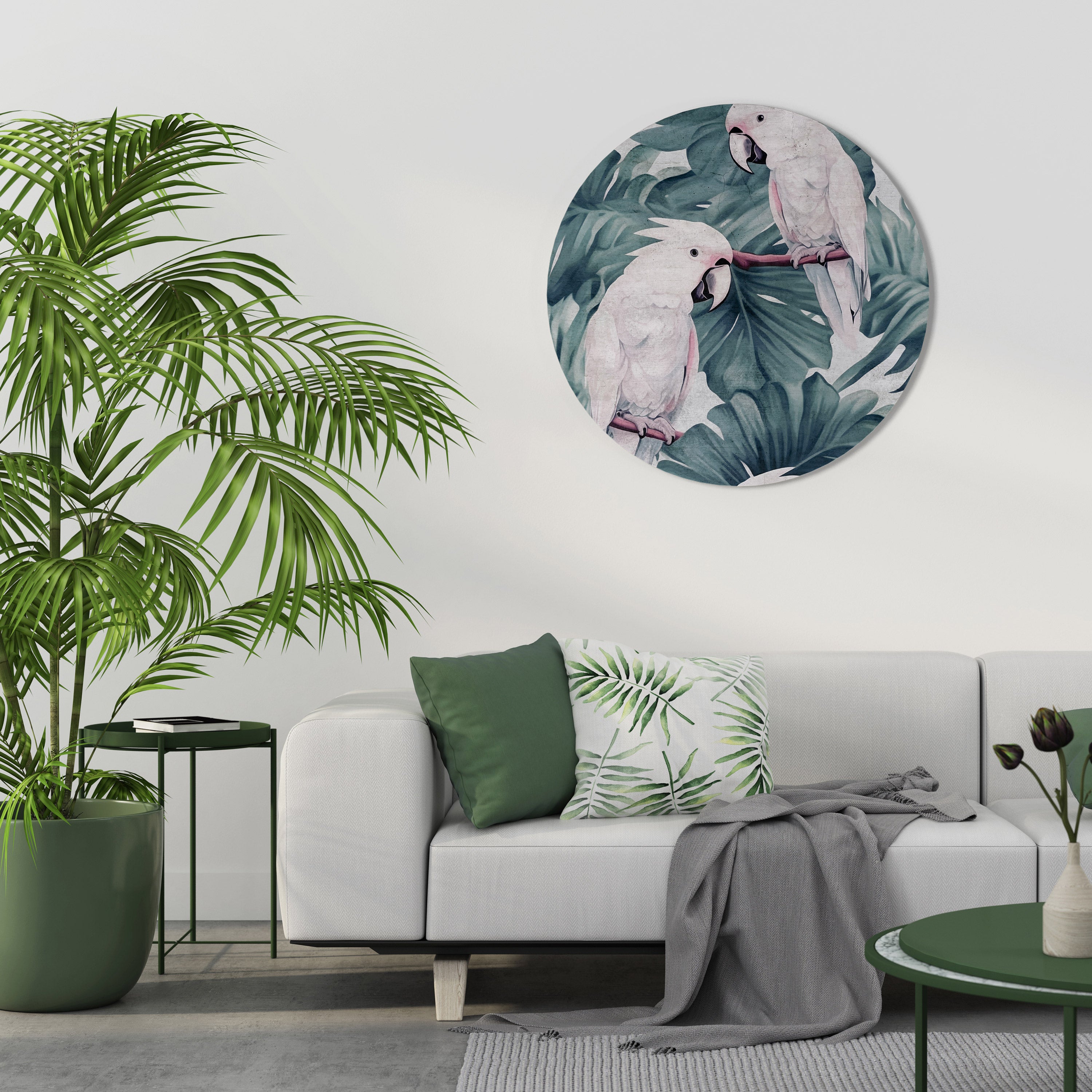 POPINJAY LOOK Round Wall Art